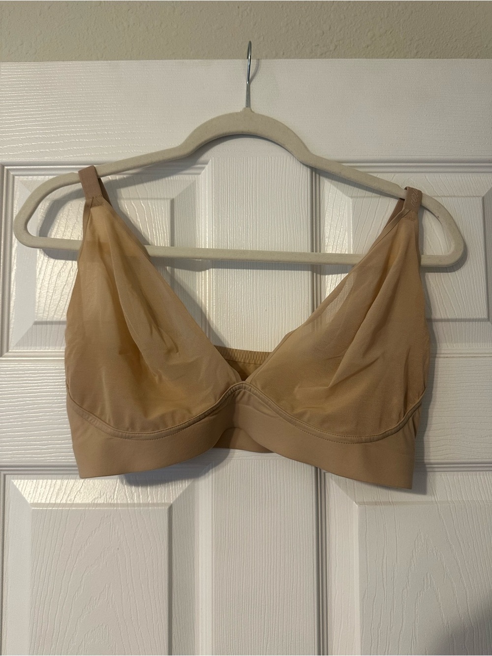 aerie Nude Mesh Wireless Bralette